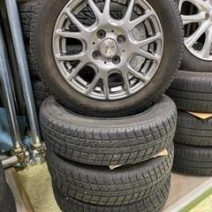 🚗【車の冬支度!】 軽用14インチ5スタッドレス＆アルミ付【カー...