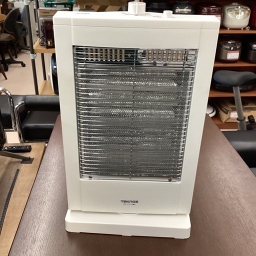 美原店　2秒速暖　電気ストーブ　TEKNOS 直管型　ヒーター　遠赤外線ハロゲンヒーター　年式不明