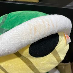 スーパーマリオ　特大サイズ　キノコ　こうら　赤、緑　ぬいぐるみの画像