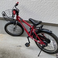 【受渡者決定】中古　自転車　子供　18インチ　赤　あさひ自転車　...