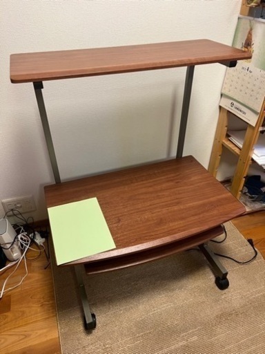 pc用ローテーブル　作業机