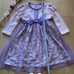 🎀 ディズニー ドレス ラプンツェル 120 130の画像