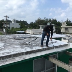 名護市保育園　屋上防水塗装工事　リフォーム - 名護市