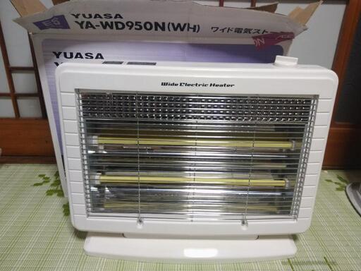 電気ストーブ　ユアサ YA-WD950N(WH)