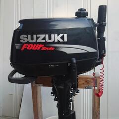 スズキ　船外機 DF5　淡水に数回使用！　SUZUKI