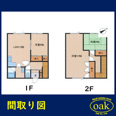 【賃貸物件】北海道岩見沢市六条東12丁目 駐車場2台無料 メゾネット 3LDK  エアコン付き - 不動産