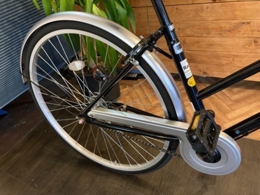 【前輪タイヤ新品！】27インチ自転車　ブラック
