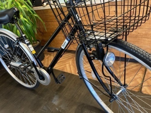 【前輪タイヤ新品！】27インチ自転車　ブラック