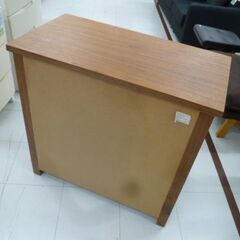 ニトリ ローチェスト 3段 幅80×奥行42×高さ76cm エリル800 引出収納 収納家具 タンス 箪笥 NITORI 苫小牧西店 の画像