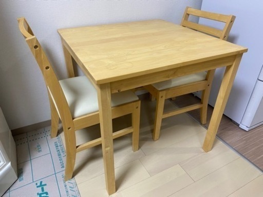 2人掛け　ダイニングセット