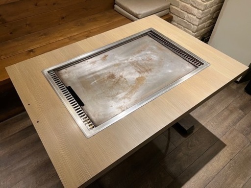 お取引中）激安！鉄板テーブル