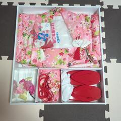 【お譲り先決まりました】七五三　着物セット（3歳用)