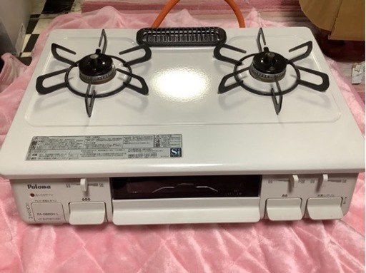 【リサイクルサービス八光】2018年製　パロマ　ガスコンロ　LPガス　左強火　PA-N860H-L