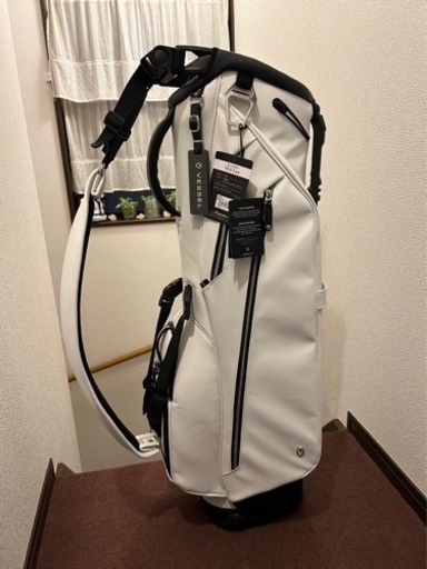 【お譲り先決定】ゴルフキャディバック/ VESSEL ホワイト
