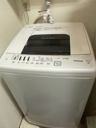 洗濯機7kg/説明書付き