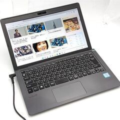 送料無料 高速SSD256 11.6型コンパクトサイズ 第6世代Core i7 中古ノートパソコン SONY VJS111D11N 8GB Bluetooth カメラ Windows11 Office