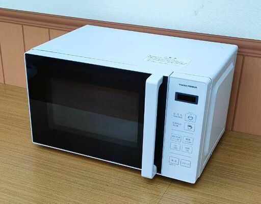 電子レンジ YUASA PRIMUS ユアサプライムス 17L ホワイト PRE-680HFEC 2022年式