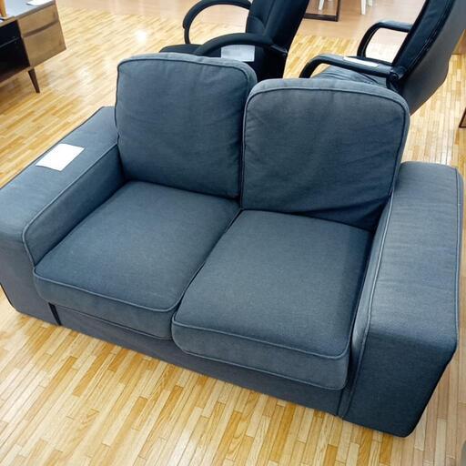 ★ジモティ割あり★ 2人掛けソファー　チャコールグレー　クリーニング済　YJ814