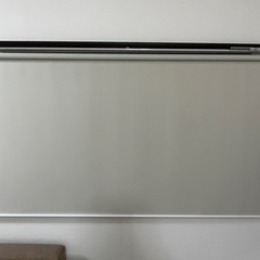 一級遮光　プルコード式ロールカーテン　×2