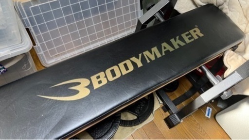 【最終値下げ】ベンチプレス 100kg室内使用　ベンチシートセット