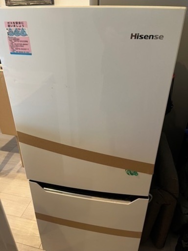 【良品】Hisense 冷蔵庫　一人暮らし用