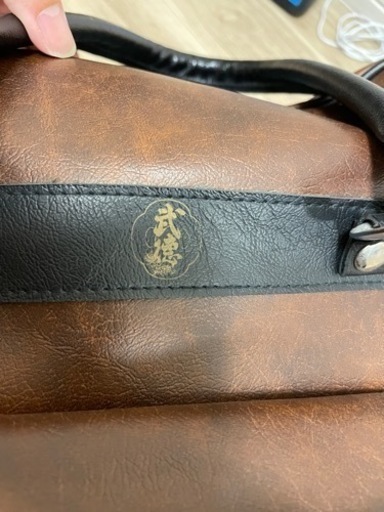 【希少】防具袋◆武徳◆本革◆牛革◆茶◆味がある◆剣道