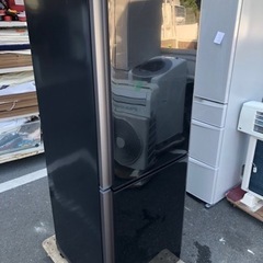 福岡市内配送無料　三菱電機 MITSUBISHI ELECTRIC MR-HD26X-B [冷蔵庫 （256L・右開） 2ドア プラチナブラック]