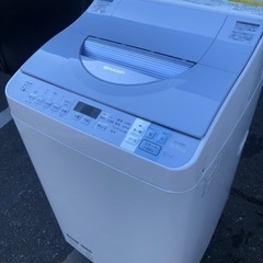 福岡市内配送無料 シャープ SHARP ES-TX550-A [たて型洗濯乾燥機(