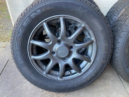 決まりました。軽自動車用 13インチ スタッドレスタイヤ アルミホイール付き