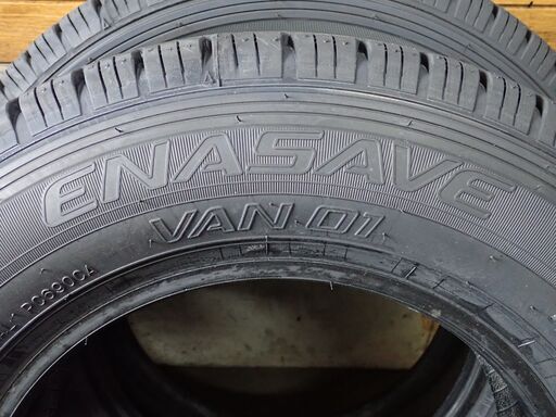 【お取引終了！】★(A-2)軽トラ・軽バンに！DUNLOP 145/80R12 80/78N VAN01 TL 4本セット!工賃込み2