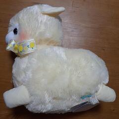 アルパカぬいぐるみ【未使用タグ付き】の画像