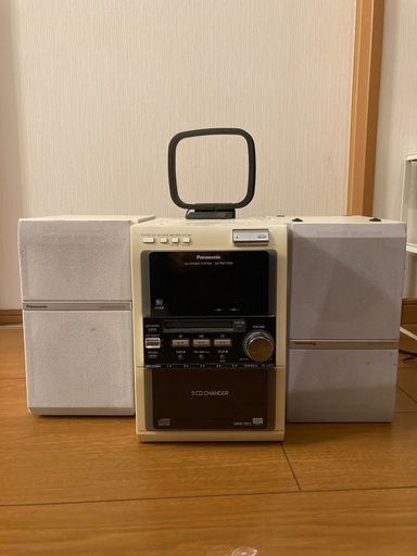 カセット、MD、CD、SD、ラジオ聞けます！