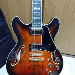 出品28日まで【定価約14万円】Ibanez AS113B-TB...