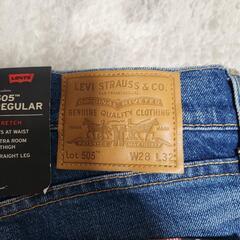 新品未使用　リーバイス　505レギュラー　デニムの画像