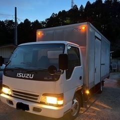 エルフ2t、オートマ、ワイド、アルミバン、車検来年3月までの画像