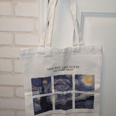 バッグ 鞄 ゴッホ 星月夜 キャンバス トートバッグ 芸術 プリント