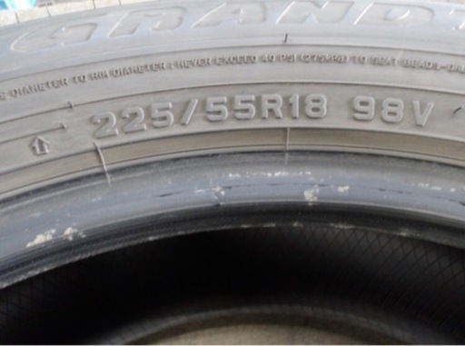 お値引きDUNROP　ダンロップ　GRANDTREK PT3　225/55R18　2020年製　夏タイヤ　ノーマルタイヤ　4本セット