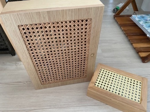 ラタン収納