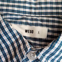 WEGO コットンチェックシャツの画像