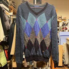 【メンズ衣料】Golden Bear ニットセーター（Ｍ）フロン...