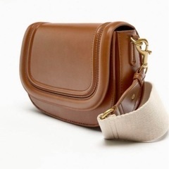 ZARA クロスボディバッグ(ブラウン) の画像