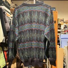 【メンズ衣料】Golden Bear ニットセーター（Ｍ）総柄の画像