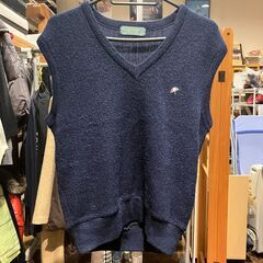 【メンズ衣料】アーノルドパーマー ニットベスト（Ｍ）ネイビー