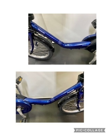 関東全域送料無料　業界最長完全保証　電動自転車　パナソニック　ギュットミニ　20インチ 8.9ah パワフル　紺色