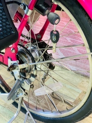 ❷5756子供乗せ電動アシスト自転車Panasonic20インチ良好バッテリー