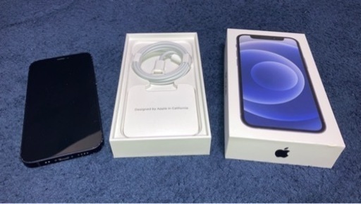 動作確認済【applestore購入】Apple iPhone12 mini 256GB ブラック バッテリー87% ■SIMフリー 付属品未使用