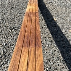 無垢材　フローリング　チーク ユニ(床暖房兼用)  2ケースの画像