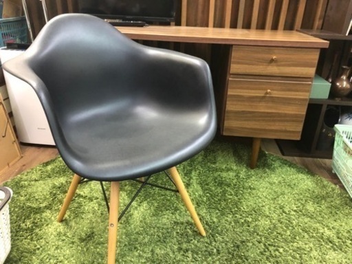木製PCデスクとイームズ風チェア 状態良好品❗️