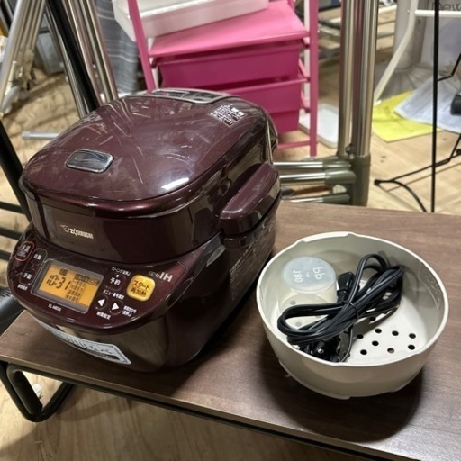美品　象印 自動圧力IHなべ ボルドー EL-MB30-VD 炊飯器