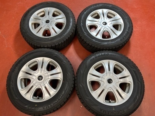 【取引完了】195/65R15 2021年ヨコハマIG60 プリウス、ノアなどにスタッドレス　15×6j   +45  5穴マルチ　取りにお越しくださる方に　桜花自動車